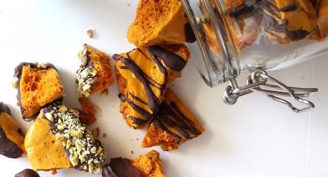 Dark Chocolate Honeycomb Recipe by Catherine Buggy