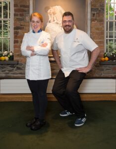 Eurotoques Young Chef of the Year 2016 Maeve Walsh and Nathan Outlaw
