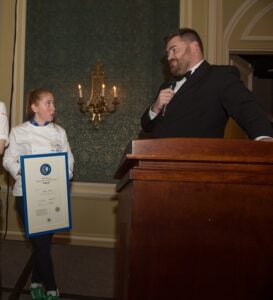 Eurotoques Young Chef of the Year 2016 Maeve Walsh and Nathan Outlaw
