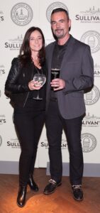 Stephanie Smith and Alan Smith at the Dublin launch of Sullivans Brewing Company at Lemon & Duke,Royal Hibernan Way,Dublin Picture Bbrian Mcevoy No repro fee for one use