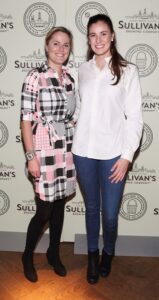 Sandra Heneghan and Sophie Carton at the Dublin launch of Sullivans Brewing Company at Lemon & Duke,Royal Hibernan Way,Dublin Picture Bbrian Mcevoy No repro fee for one use