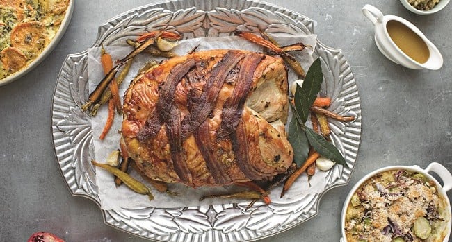 Roast Crown of Turkey with Sage and Onion Stuffing Recipe by Neven Maguire