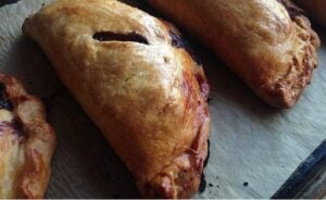 Beef & Cashel Blue Pasties Recipe with Mushrooms and Onion Marmalade