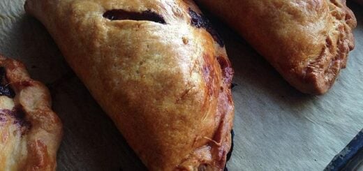 Beef & Cashel Blue Pasties Recipe with Mushrooms and Onion Marmalade