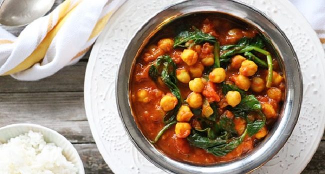 Indian Spiced Chickpea Curry Recipe