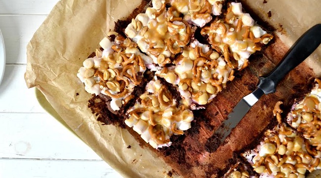 Junk Food Brownies Recipe by Hazel Sheehan