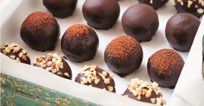 Prune and Almond Chocolate Truffles Recipe by Davina McCall