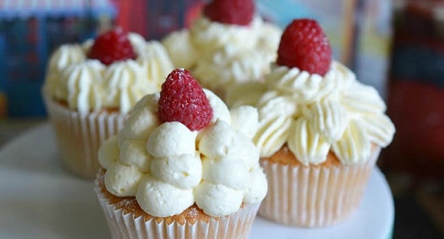 Raspberry Cupcakes Recipe