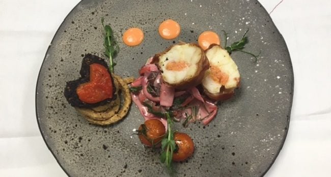 Smoked Salmon and Seared Monkfish Recipe 1