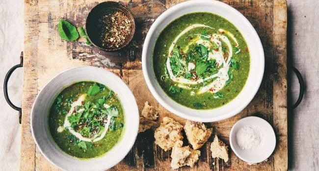 A very green soup recipe by Nina Olsson