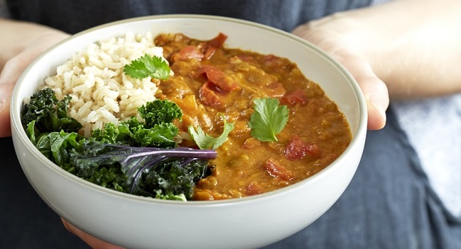 Three tin tomato turmeric and coconut dahl recipe