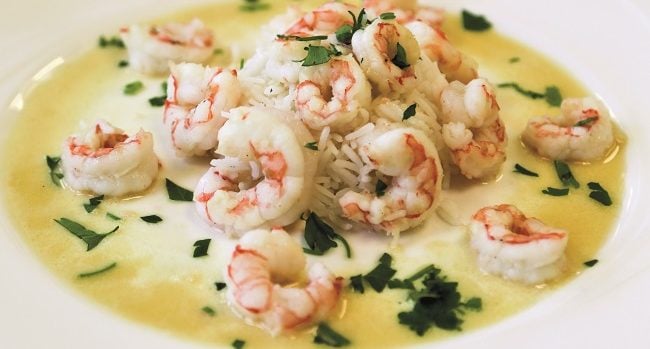 Dublin Bay Prawns with Pernod by Chef Sean Smith