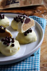 Peanut Butter Protein Cake Bites Recipe