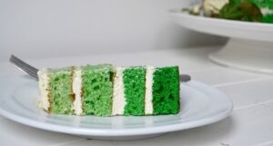 White Chocolate Green Ombre Cake Recipe from Hazel Sheehan.