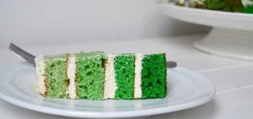 White Chocolate Green Ombre Cake Recipe from Hazel Sheehan.