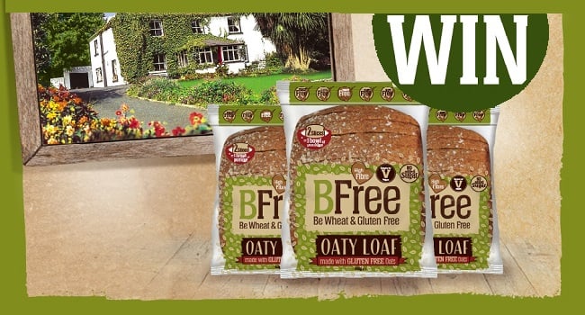 Win an Overnight stay for Two at Ballyknocken House & A Month's Supply of BFree Oaty Loaf