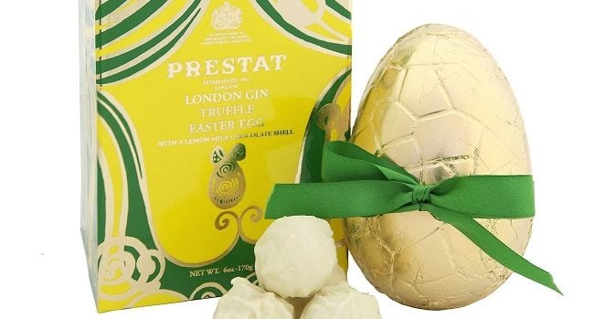 UK Chocolatier 'Prestat' Brings Luxury Gin Truffle Easter Egg to Ireland's Shores
