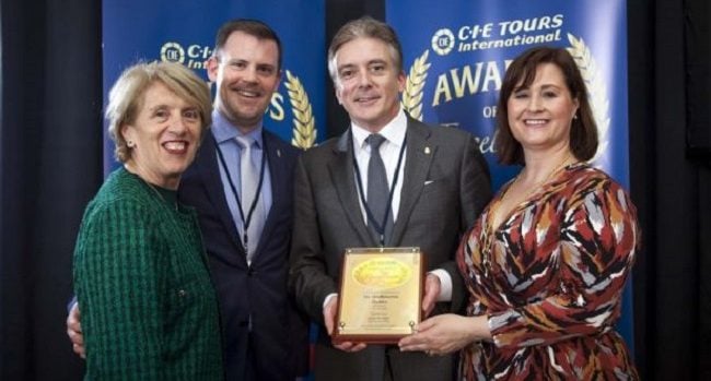 The Shelbourne Hotel Awarded Best 5 Star Hotel at The CIE Tours International Annual Awards of Excellence