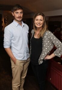 Caitriona_Rogerson&Dee_Laffan Erica Bracken & Jules Mahon launch of LitFest 17 at O'Connell's Restaurant, Photo: Ailbhe O'Donnell
