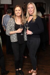 Caitriona_Rogerson&Dee_Laffan Erica Bracken & Jules Mahon launch of LitFest 17 at O'Connell's Restaurant, Photo: Ailbhe O'Donnell