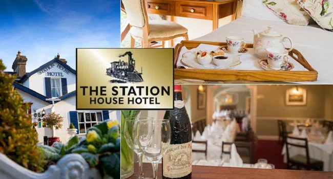 Enjoy a 1 night stay for 2 people with a 3 course evening meal, 1/2 bottle of wine, breakfast and late checkout at The Station House Hotel in Meath for €99