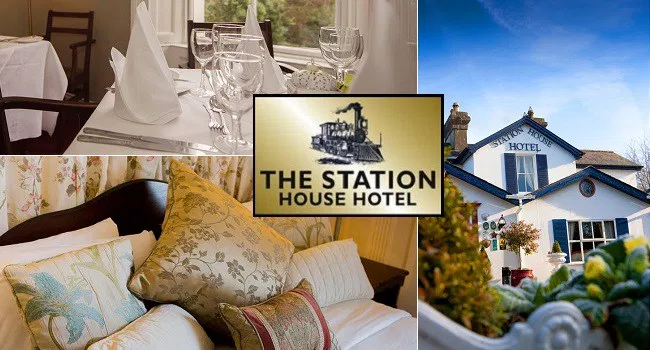 Enjoy a 2 night stay for 2 people with a 3 course evening meal, a carafe of wine, breakfast and late checkout at The Station House Hotel in Meath for €129