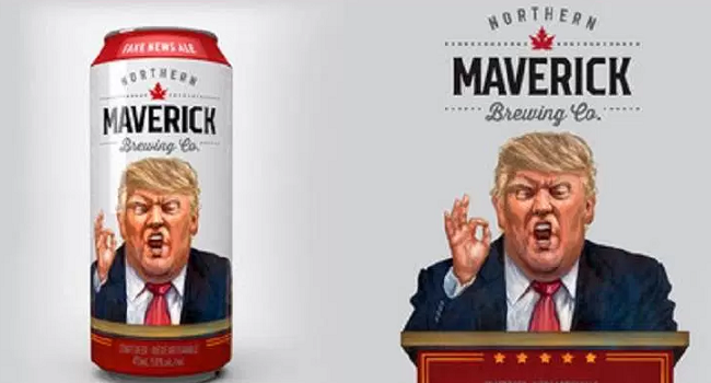 Trump-Inspired "Fake News Ale" Launched by Canadian Brewery