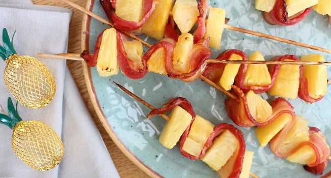 Pineapple and Bacon Skewers Recipe