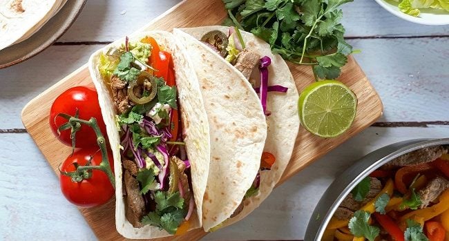 Spicy Lamb Fajitas Recipe by Darina Coffey #TastyEasyLamb