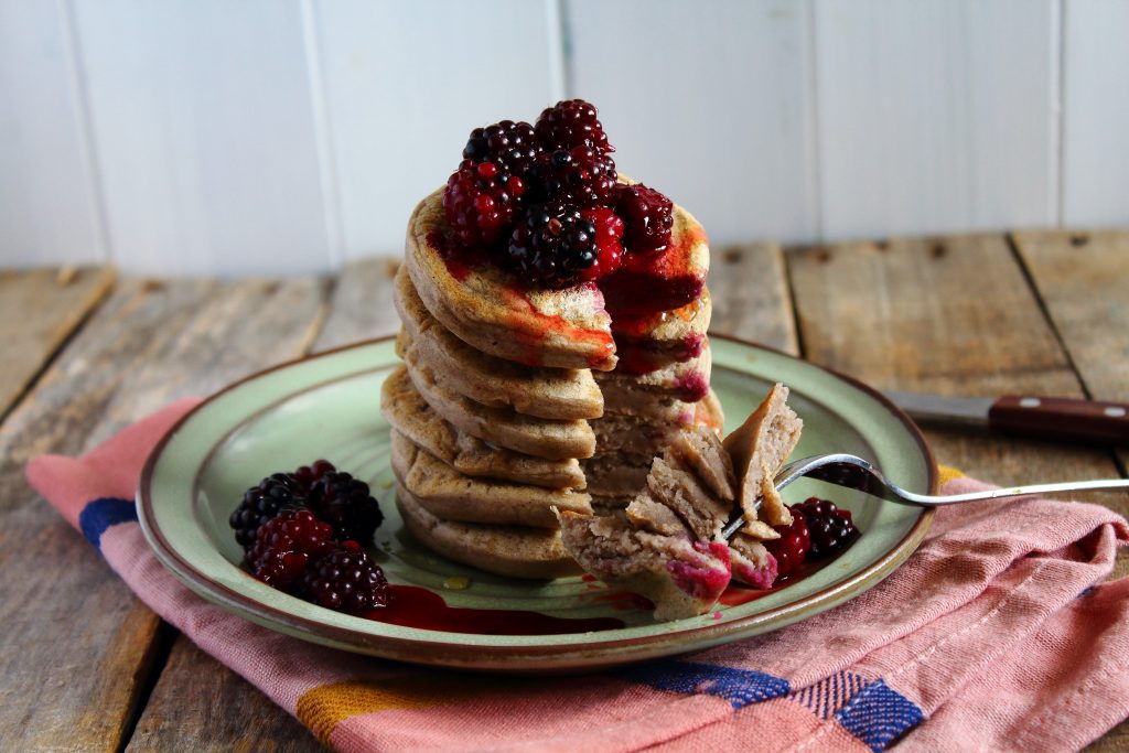 Vegan Pea Protein Buckwheat Pancakes Recipe