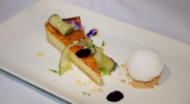 gin and tonic tart recipe by Chef Philip Gleeson