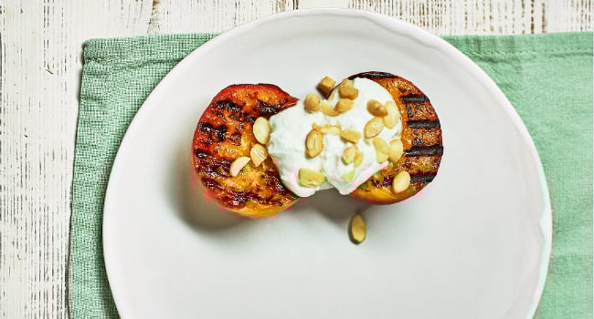 Griddled Almond Nectarine
