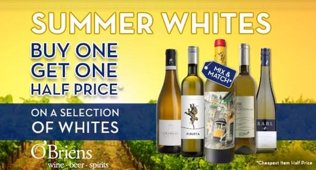 O'Briens Wine Offers Bring Unmissable Bargains for this Bank Holiday