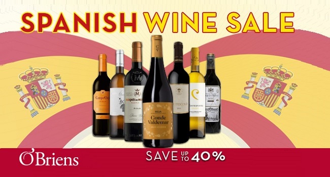 Toast to the Summer Sun with O'Briens Spanish Wine Sale