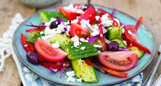 Greek-Style Cucumber Salad