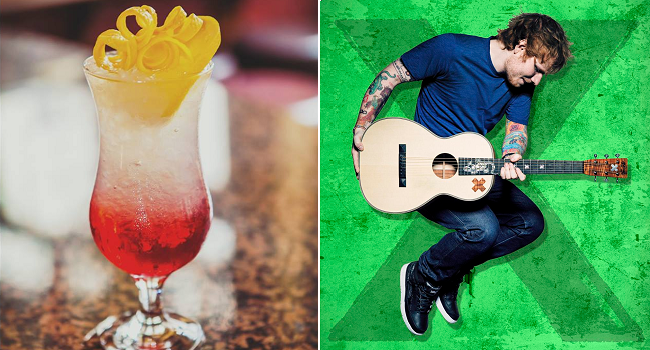 Guess what's in the Ed Sheeran Cocktail Created by The Front Door Pub in Galway