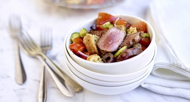 Lamb Panzanella Recipe TastyEasyLamb