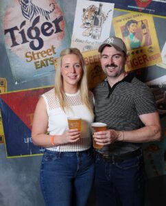 Dee Laffan and Eoin Dillon Tiger Street Eats Pic: Marc O'Sullivan