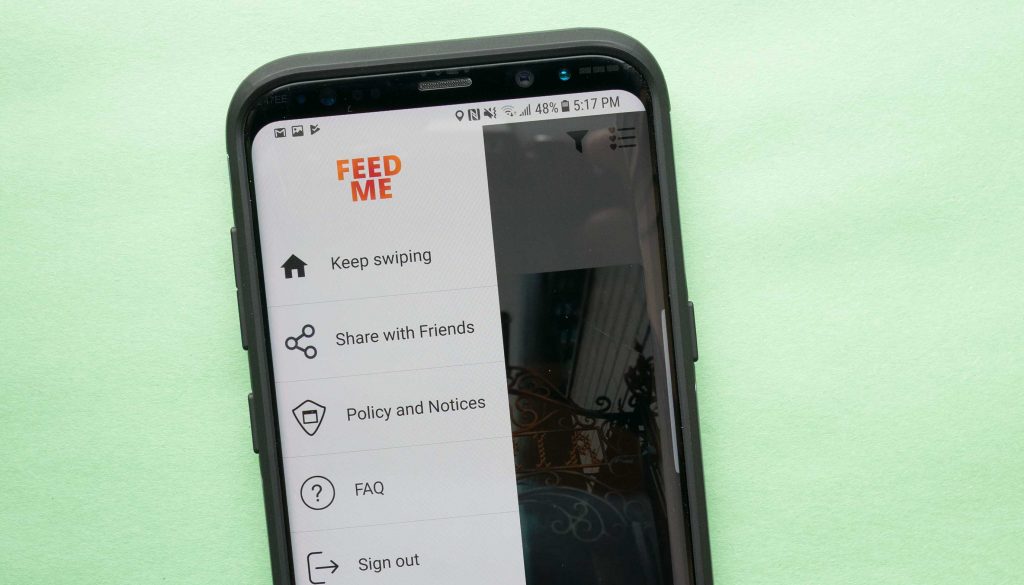 Feed Me Tinder for Restaurants