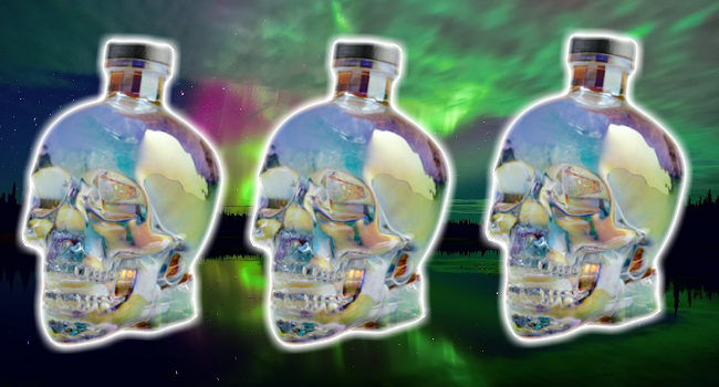 10,000 Diamonds Went Into the Making of the Scary yet Beautiful Crystal Head Aurora Vodka