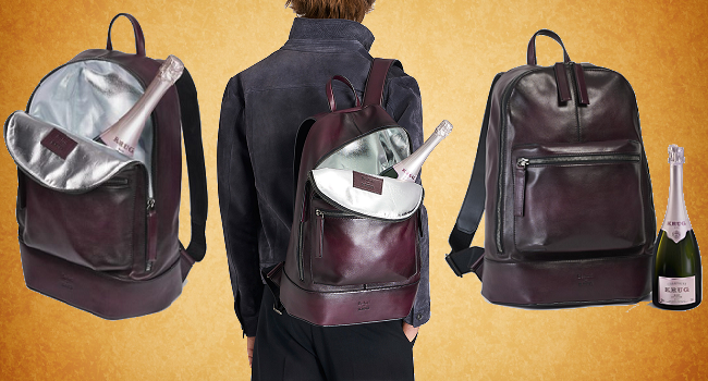 Krug and Luxury Designer Teamed Up to Launch Glamorous €5,500 Champagne Backpack