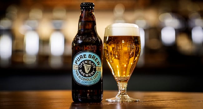 Non-Alcoholic Irish Lager Pure Brew Launched Today at the Open Gate Brewery