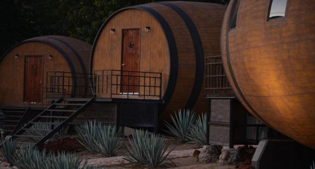 Rustic Barrel Hotel