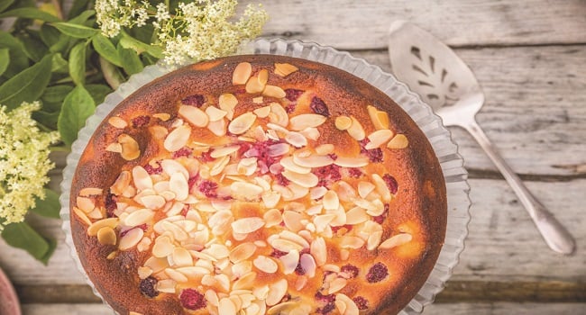 Elderflower Raspberry Cake Recipe