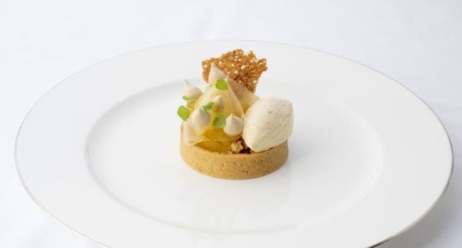 Brown Sugar Tart With Apple And Oats Recipe by Head Chef Cormac McCreary at Sheen Falls Lodge