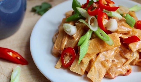 Spicy Bamboo Shoots with Sticky Rice Recipe By The Baking Nutritionist