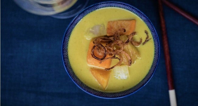 Vegan Gaeng Karee Fuktong Recipe By At Saba