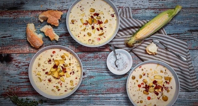 Mexican Style Cream Corn Soup Recipe By Chef Jeeny Maltese