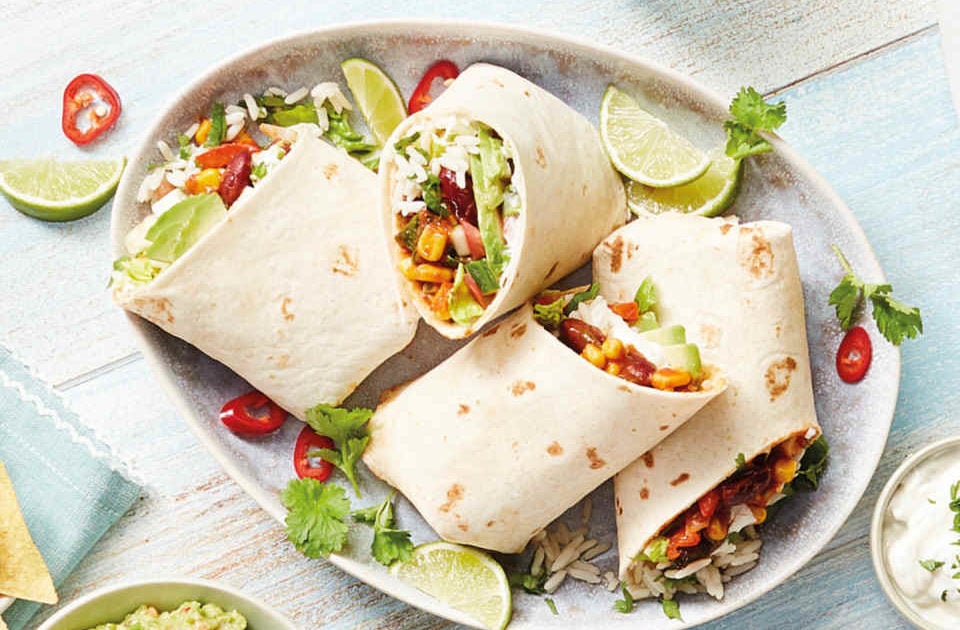 Vegetarian Burritos Recipe by Aldi TheTaste.ie