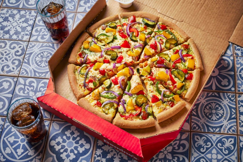 New Dominos Vegi Pizza
